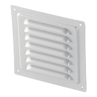 Решетка вентиляционная стальная Ore 125х125 мм серая