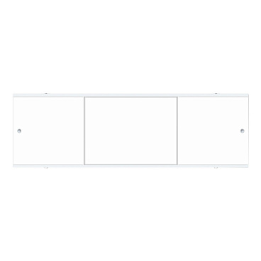 Экран для ванны Метакам Bravo ПВХ 168х52 см белый раздвижной (ЭПS_012170)