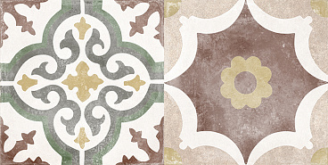 Atlas Плитка настенная бежевый микс 08-00-11-2457 20х40