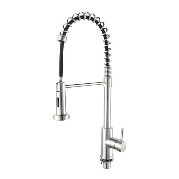 Смеситель для кухни профессиональный РМС нержавеющая сталь (SUS124-016F-2)