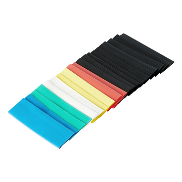 Трубка термоусадочная КВТ Колорит ТНТ нг 20/10 мм 100 мм 6 цветов (20 шт.)