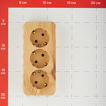 Розетка Systeme Electric Blanca накладная ясень (BLNRA010315)