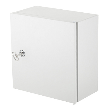 Щит учетно-распределительный навесной EKF Basic ЩУ-1/1-1 металлический IP54 310х300х160 мм 6 модулей с окном для снятия показаний счетчика