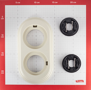 Рамка Bironi Лизетта двухместная слоновая кость ретро (BF1-620-211)
