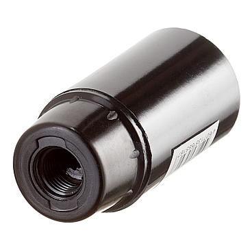 Патрон для лампы E14 UNIVersal карболитовый 500 Вт IP20 подвесной черный (5565167)