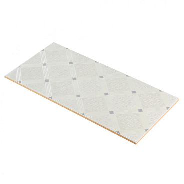 Плитка декор Нефрит Тендре геометрия серая 500x250x9 мм