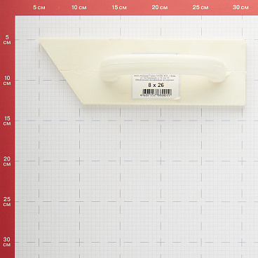 Терка пенополиуретановая Putech 260х80 мм гладкая с эргономичной ручкой