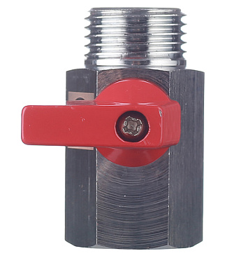 Кран шаровой латунный Valtec 1/2 ВР(г) х 1/2 НР(ш) мини прямой (VT.331.N.04)