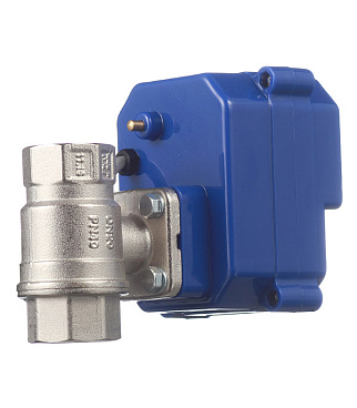 Кран шаровой с электроприводом латунный Neptun Bugatti Pro 1/2 ВР(г) х 1/2 ВР(г) мини прямой 220 В (NEPBugPro220-12)