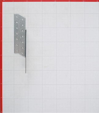 Держатель балки правый оцинкованный 210х40х40х2 мм