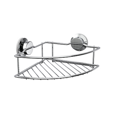 Полка для ванной Fora Atlant угловая 100х200х200 мм металл хром (A035/9783)