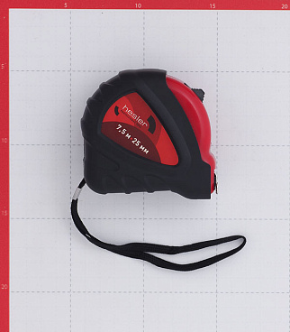 Рулетка Hesler с фиксатором 7,5 м x 25 мм