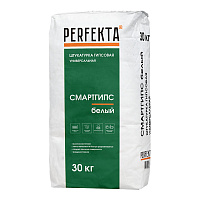 Штукатурка гипсовая Perfekta Смартгипс белая универсальная 30 кг