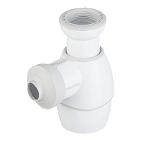 Сифон для раковины Wirquin Pro 1 1/4-1 1/2х32 мм без выпуска с соединением 32/40 мм (30987063)