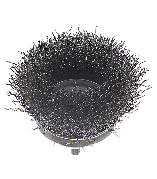 Корщетка для дрели Практика (032-577) мягкая чашеобразная d50 мм