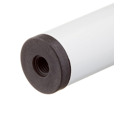 Ножка мебельная стальная 30х300 мм белая (1 шт.)