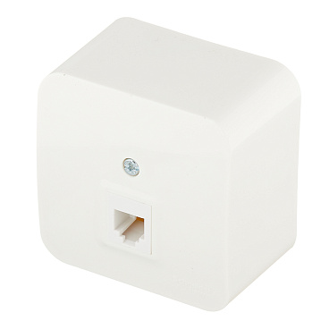 Розетка телефонная Systeme Electric Blanca накладная молочная (BLNIA011002)