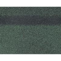 Черепица гибкая коньково-карнизная Шинглас Оптима зеленая 12/20 пог.м