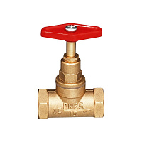 Вентиль водопроводный прямой 1/2 ВР(г) х 1/2 ВР(г) PN25 БАЗ (БАЗ.А70.15.Э.М)