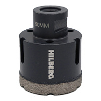 Коронка алмазная Hilberg Super Hard (HH650) по керамограниту 50 мм