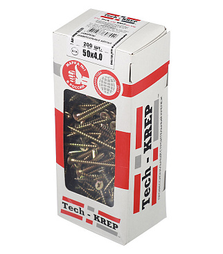 Саморезы универсальные 50x4,0 мм желтые (200 шт.)