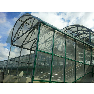 Поликарбонат монолитный Woggel 4 мм 1,5х2,05 м прозрачный