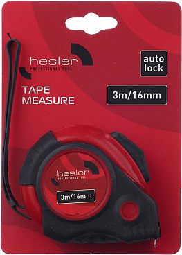 Рулетка Hesler с автостопом 3 м x 16 мм