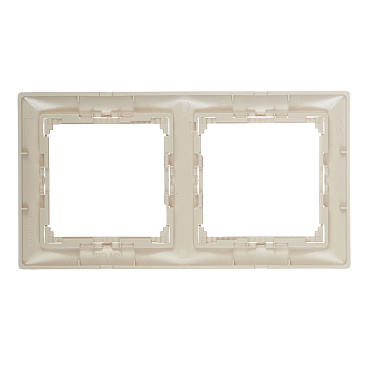 Рамка Legrand Valena двухместная слоновая кость (695632)