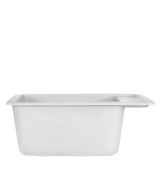 Мойка для кухни Granula Standard 50х42х19 см врезная кварц белая
