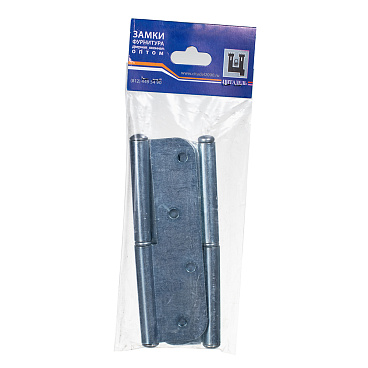 Петля ПН-1 карточная правая разъемная 130х70 мм цинк (2 шт.)