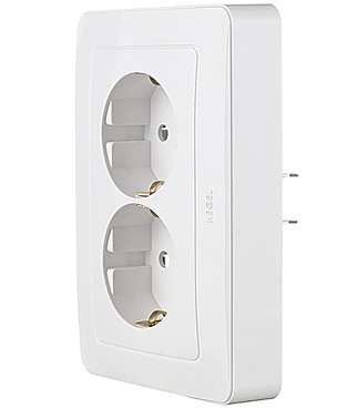 Розетка Hegel Master встраиваемая белая (РС16-351)