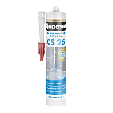 Герметик силиконовый затирка Церезит CS 25 № 22 мельба 280 мл