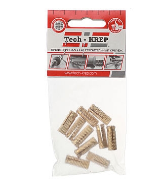 Анкер для бетона 6х25 мм латунный (10 шт.)