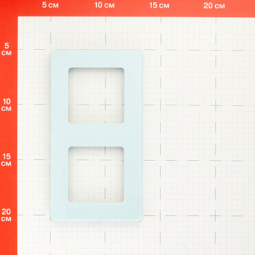 Рамка Legrand Inspiria двухместная мятная (673945)