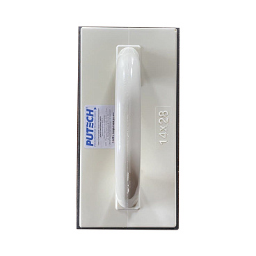 Терка резиновая Putech 280х140 мм гладкая с эргономичной ручкой