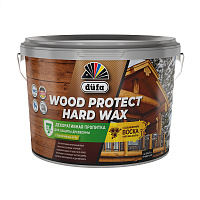 Антисептик Dufa Wood Protect Hard Wax декоративный для дерева ореховое дерево 2,5 л