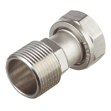 Полусгон Valtec 3/4 ВР(г) х 3/4 НР(ш) с накидной гайкой латунный (VTr.613.N.0505)