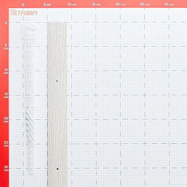 Порог алюминиевый одноуровневый стык 40х900 мм дуб ривалго белый