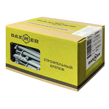 Дюбель-гвоздь 6x80 мм полукруглая манжета полипропилен (85 шт.)