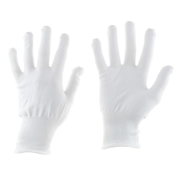 Перчатки нейлоновые белые 9-11 (L-XXL)
