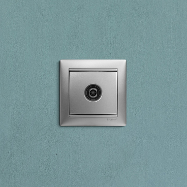 Рамка Legrand Valena одноместная алюминий (694330)