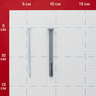 Дюбель-гвоздь 6x80 мм полукруглая манжета полипропилен (85 шт.)