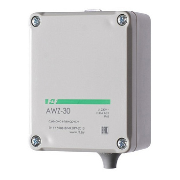 Фотореле модульное F&F AWZ-30 230 В 30 А с датчиком (EA01.001.004)