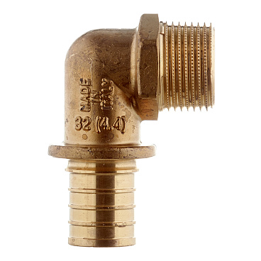 Угол Stout 32 мм х 1 НР(г) латунный (SFA-0005-003210)