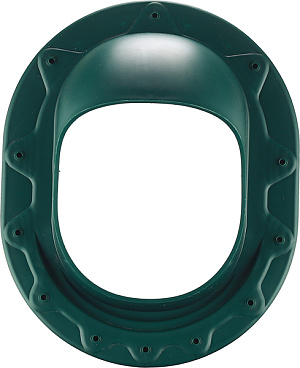 Проходной элемент Поливент для готовой кровли из гибкой черепицы зеленый RAL 6020