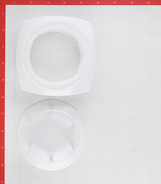 Анемостат приточный регулируемый Era с фланцем d160 мм белый