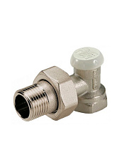 Клапан запорный угловой Tiemme 3/4 НР(ш) х 3/4 ВР(г) для радиатора (3230013 / 3236N0505EC)