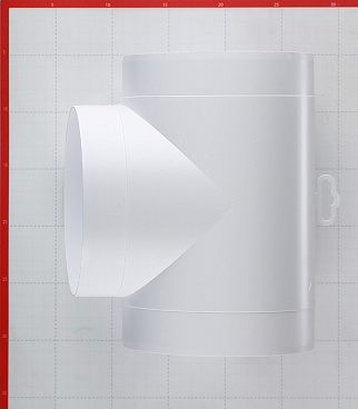 Тройник для круглых воздуховодов ERA пластиковый d160 мм 90°