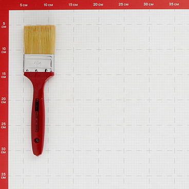 Кисть плоская искусственная щетина деревянная ручка Storch ClassicTop 60х19 мм для эмалей и лаков на любой основе