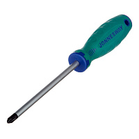 Отвертка крестовая PH3 150 мм Jonnesway Anti-slip grip (D71P3150)